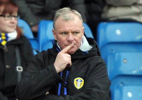 Leeds United's head coach Steve Evans (Picture: Tony Johnson).