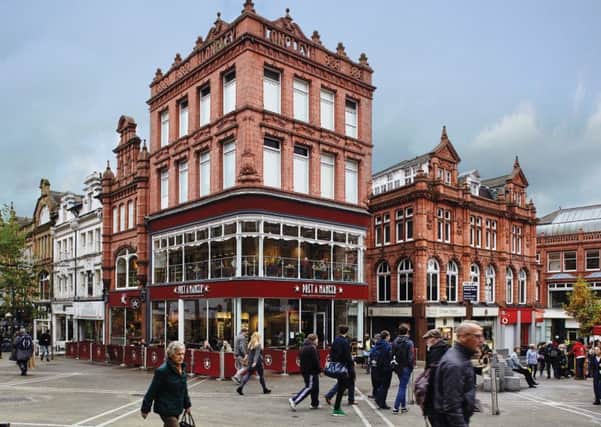 Building, which is let to Pret A Manger and sits on the corner of Lands Lane and Albion Place in Leeds city centre, was bought by Alterity Investments, for Â£3.7m