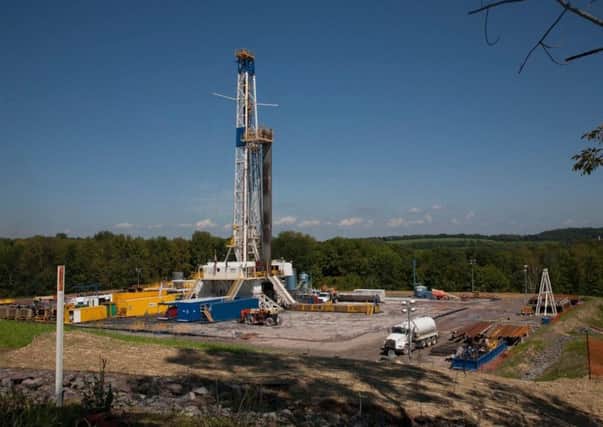A fracking rig. Bernard Ingham argues that this is a small price to pay for the guarantee of future energy supplies.