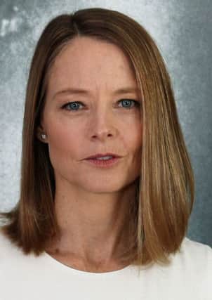 Image of Jodie Foster talking about her new film Money Monster.