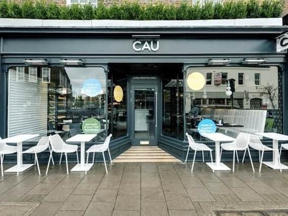 An example of a CAU restaurant which is opening very shortly in Harrogate.
