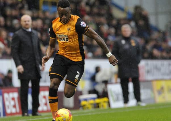 Moses Odubajo in action for Hull City.