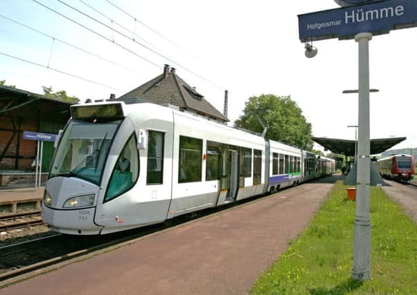 tram-trains like this are common in other European cities