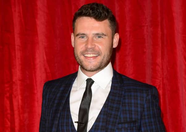 Emmerdale's Danny Miller, who plays Aaron Livesy, attending the British Soap Awards