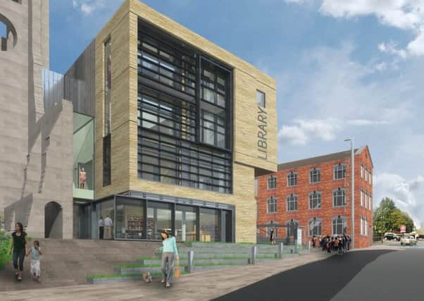 artist impressions of the new Central Library and Archive in Halifax           Picture: Calderdale Council