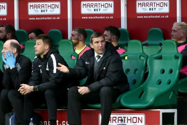 Hibernian manager Alan Stubbs is on Rotherham's radar once again. Picture: Andrew Milligan/PA