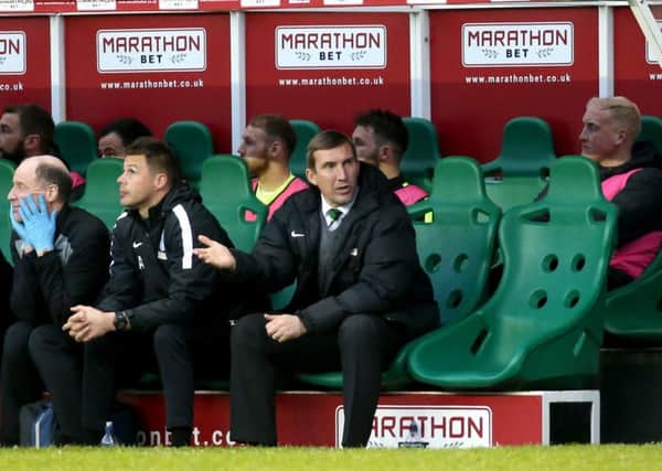 Hibernian manager Alan Stubbs has been granted permssion to talk to Rotherham United. Picture: Andrew Milligan/PA