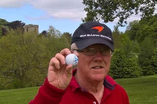 Ghyll's Roy Spragg aced the 175-yard par-3 hole known as County Brook, his third hole in one.