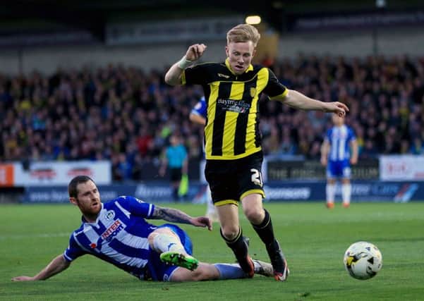 Mark Duffy, playing last season on loan at Burton, will join the Blades.