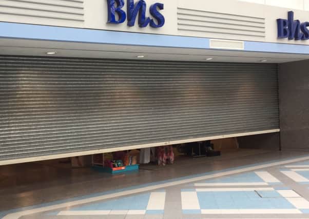 The shutters are closed on the BHS store in Surrey Quays, London, following the announcement that administrators failed to find a buyer.