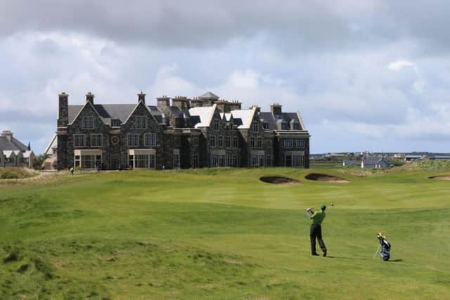 The Doonbeg Golf Links course and hotel in Co Clare is owned by US tycoon Donald Trump