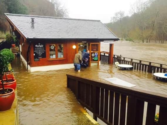Flooding in Knaresborough last December. (Picture by Alex Lambley)
