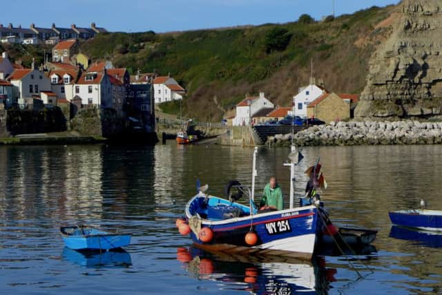 The harbour at Staithes