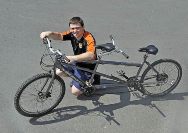 Jack Makepeace has been reunited with his tandem bike thanks to the solidarity of the cycling community.