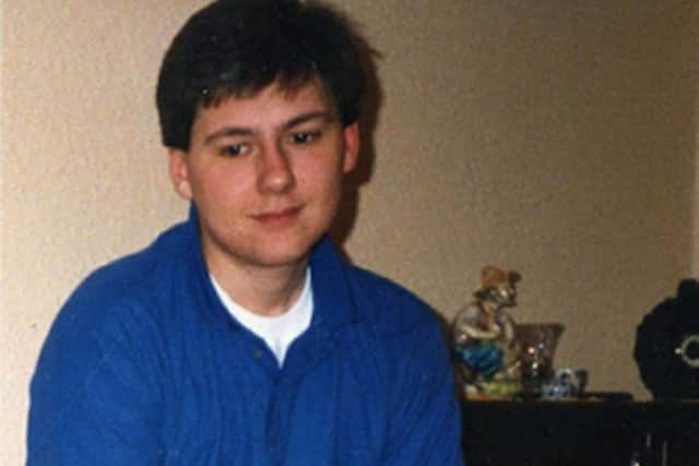 A photo of Christopher Devonside, one of the Hillsborough victims.