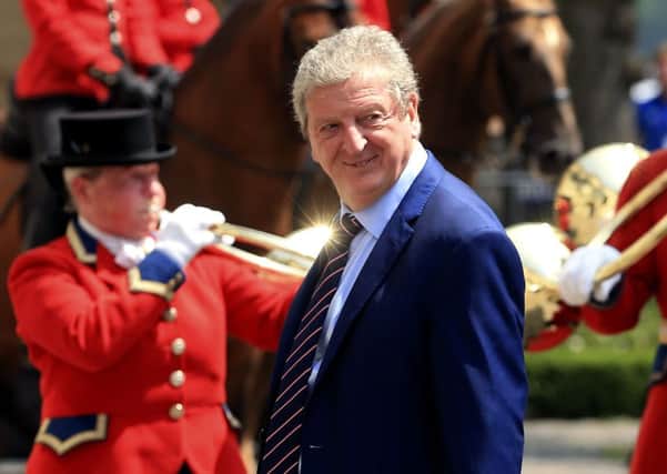 England manager Roy Hodgson arrives at the Team Hotel, Auberge du Jeu de Paume, Chantilly (Picture: Mike Egerton/PA Wire).