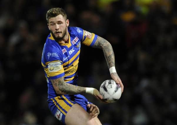Leeds Rhinos have placed a Â£300,000 piece tag on unsettled Zak Hardaker (Picture: Bruce Rollinson).