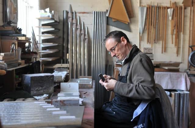 Terry Shire founded Shires Organ Pipes in Bramley Leeds.  Pictures by Tony Johnson