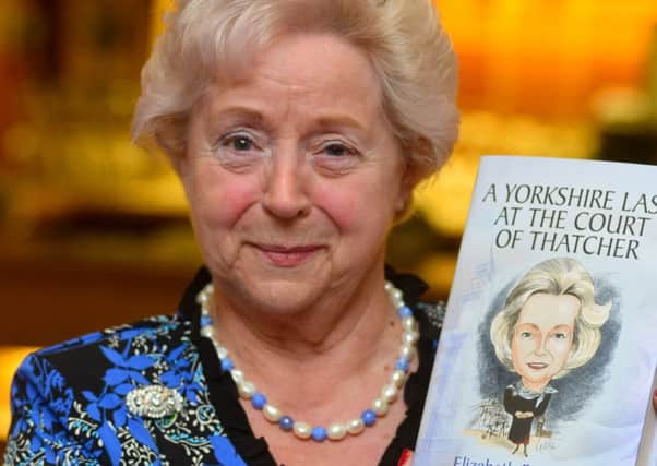 Former Batley and Spen MP Elizabeth Peacock launching her autobiography.
