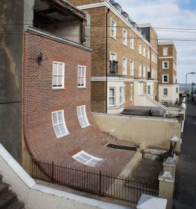 From the Knees of my Nose to the Belly of My Toes which Alex Chinneck created in Margate. Picture by Chris Tubbs.