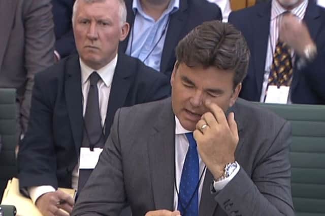 Dominic Chappell, the man who bought BHS for Â£1 from Sir Philip Green, appears before MPs