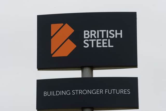 The new British Steel sign