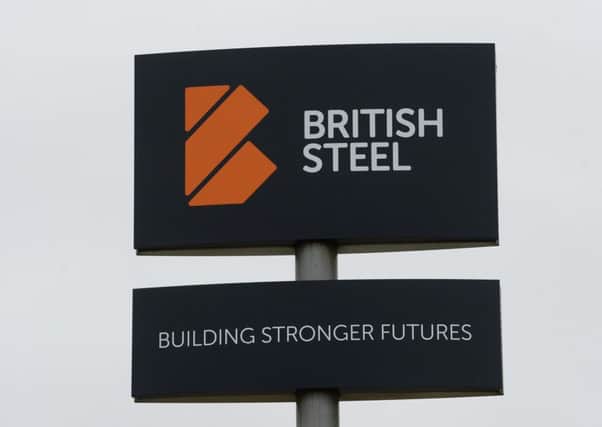 The new British Steel sign