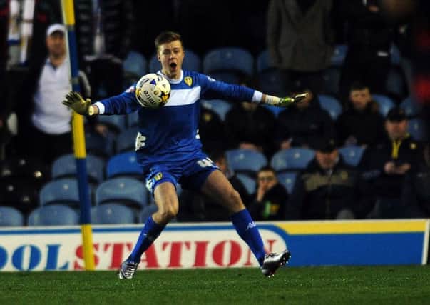 Leeds United's Bailey Peacock-Farrell.
 Picture: Jonathan Gawthorpe
