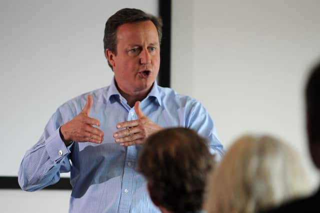 David Cameron speaks to readers of The Yorkshire Post today