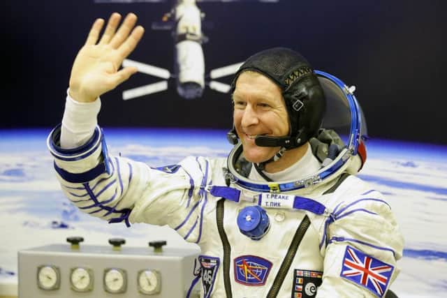 British astronaut Tim Peake, who has been awarded an Order of St Michael and St George (CMG) in the Queen's Birthday Honours
