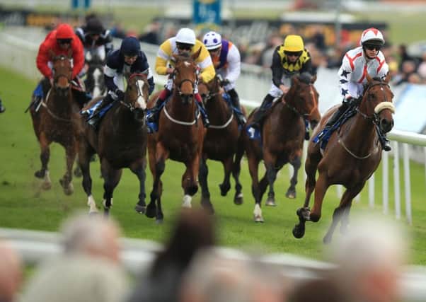 Udododontu, ridden by Jason Hart, wins the Conundrum HR Consulting Stakes during the Dante Festival at York last year (Picture: Mike Egerton/PA Wire).