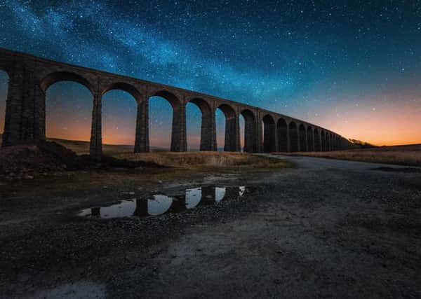 A dark sky at the Ribblehead Viaduct. The Yorkshire Dales Authority is looking to attract stargazers. PIC: Matthew Savage