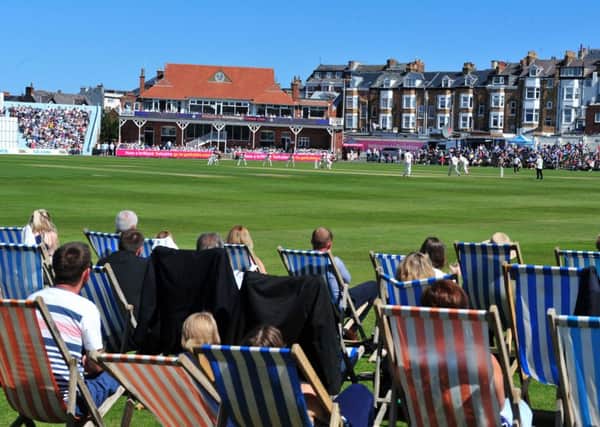 Yorkshire members enjoy a day at Scarborough where the county hope to kick-start their one-day fortunes (Picture: Tony Johnson).