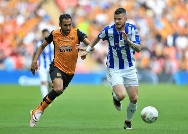 Wanted man: Sheffield Wednesday want Daniel Pudil, right, in action against Hull City's Ahmed Elmohamady during the Championship play-off final at Wembley, on a permanent basis