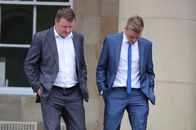 Christopher Jackson (right) appears at York Crown Court. Picture: Ross Parry Agency