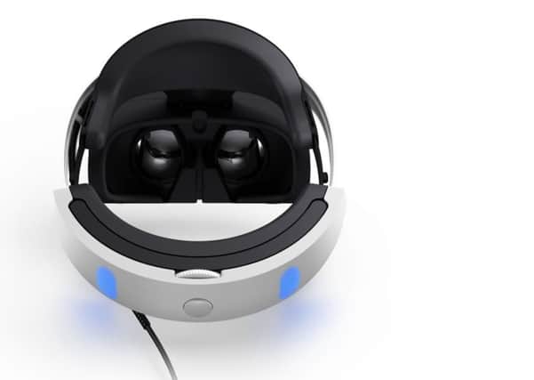 PlayStation's virtual reality headset, which will work with the PlayStation 4 games console and will go on sale in October.