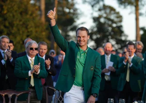 Sheffield's Danny Willett, pictured after his Masters victory at Augusta.