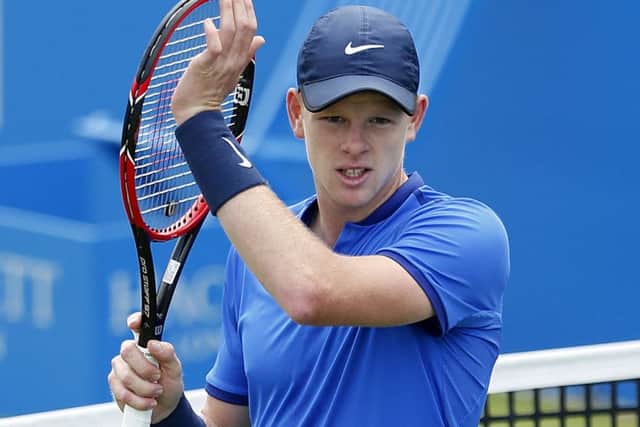 Edmund had never beaten a top 20 player before his win over Simon (Photo: Steve Paston/PA Wire)