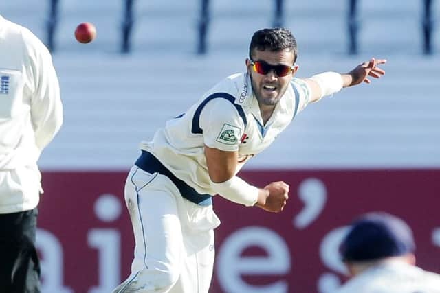 Azeem Rafiq will give Yorkshire a lift as they get ready to do without first-choice spinner Adil Rashid due to England duty (Picture: Steve Riding).