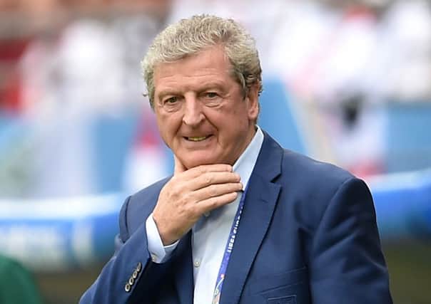 England manager Roy Hodgson looks on during his side's dramatic win over Wales in Lens (Picture: Joe Giddens/PA Wire).