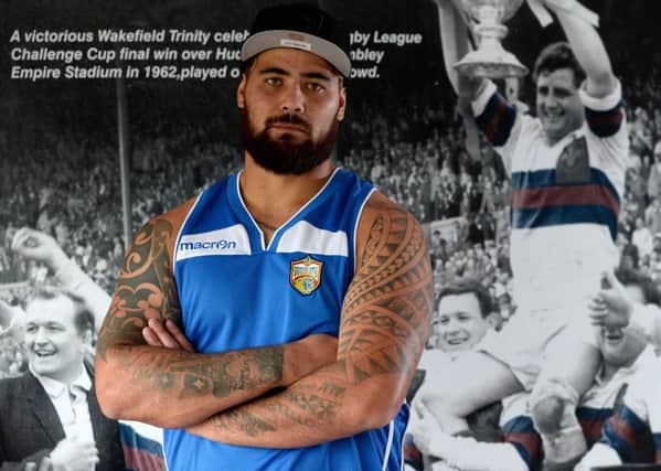 New Wakefield Trinity Wildcats' signing, David Fifita.  Picture: Bruce Rollinson.