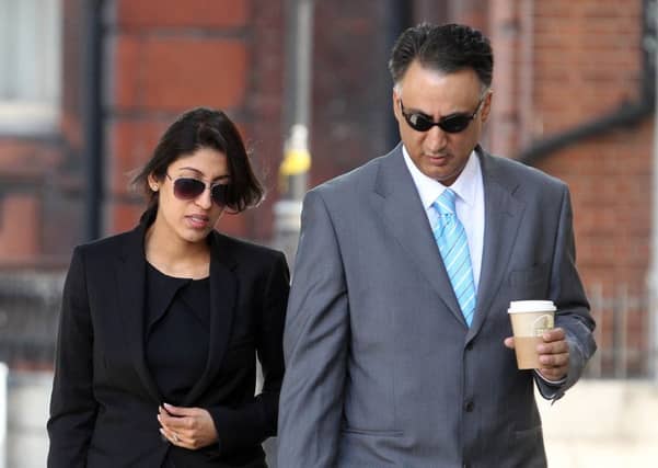 Former aide to George Galloway, Aisha Ali-Khan with her husband, Metropolitan Police Detective Inspector Afiz Khan