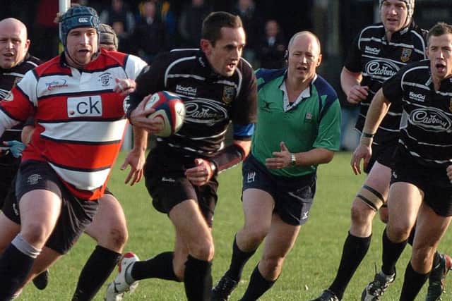 Ian Shuttleworth playing for  Otley.
Picture Jim Moran.