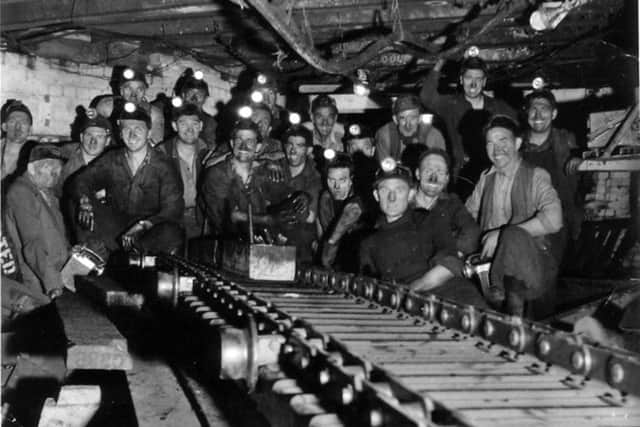 Thurcroft colliery miners underground in the 1950s