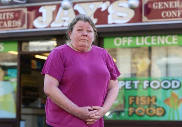 Julie Youel, 55, of Barsley, was the victim of a savage attack at her general store.  Picture: Ross Parry Agency