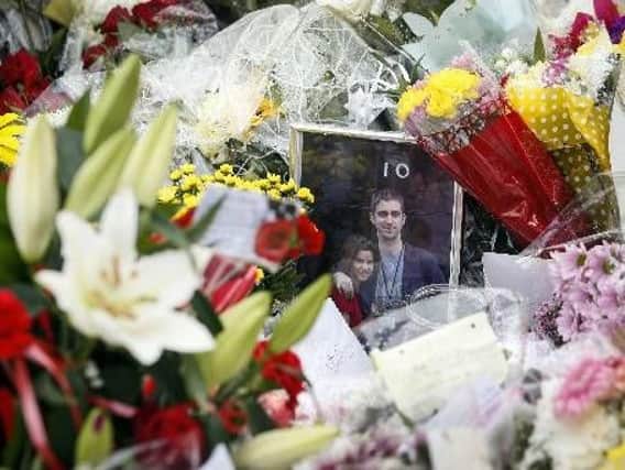 Floral tributes for late MP Jo Cox