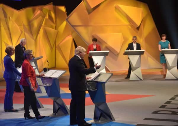 The BBC staged its TV debate at Wembley Arena