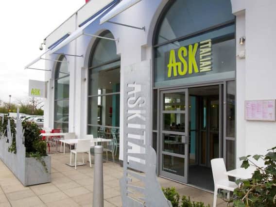 An example of an ASK restaurant coming to Harrogate.