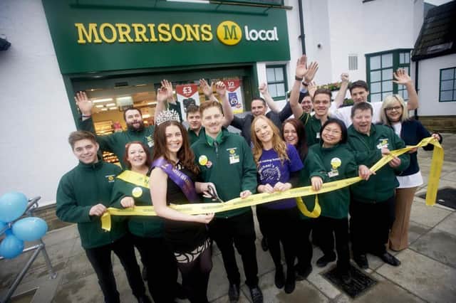 Staff at the opening of My Local (then Morrisons Local) in Harrogate, two years ago