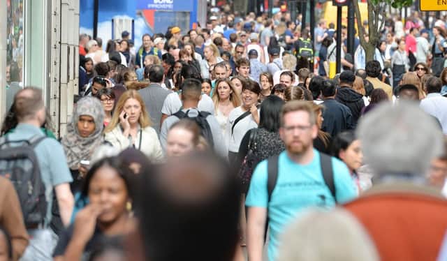 The population of the UK increased by more than half a million in a year